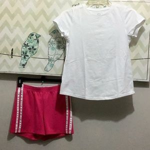 Shorts and t shirt 2 pieces bundle big girl